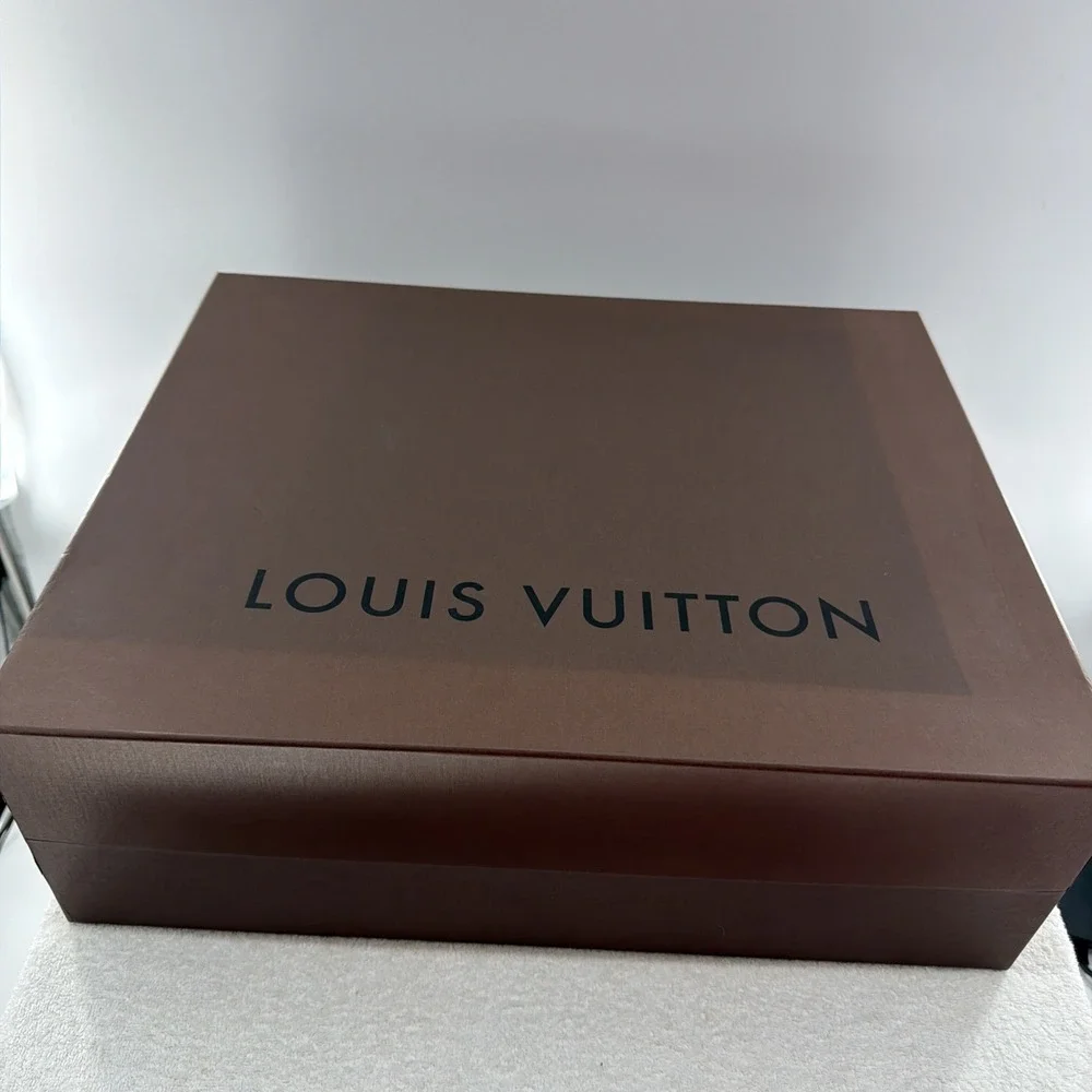Louis Vuitton Brown Large Box With Lid 19.75